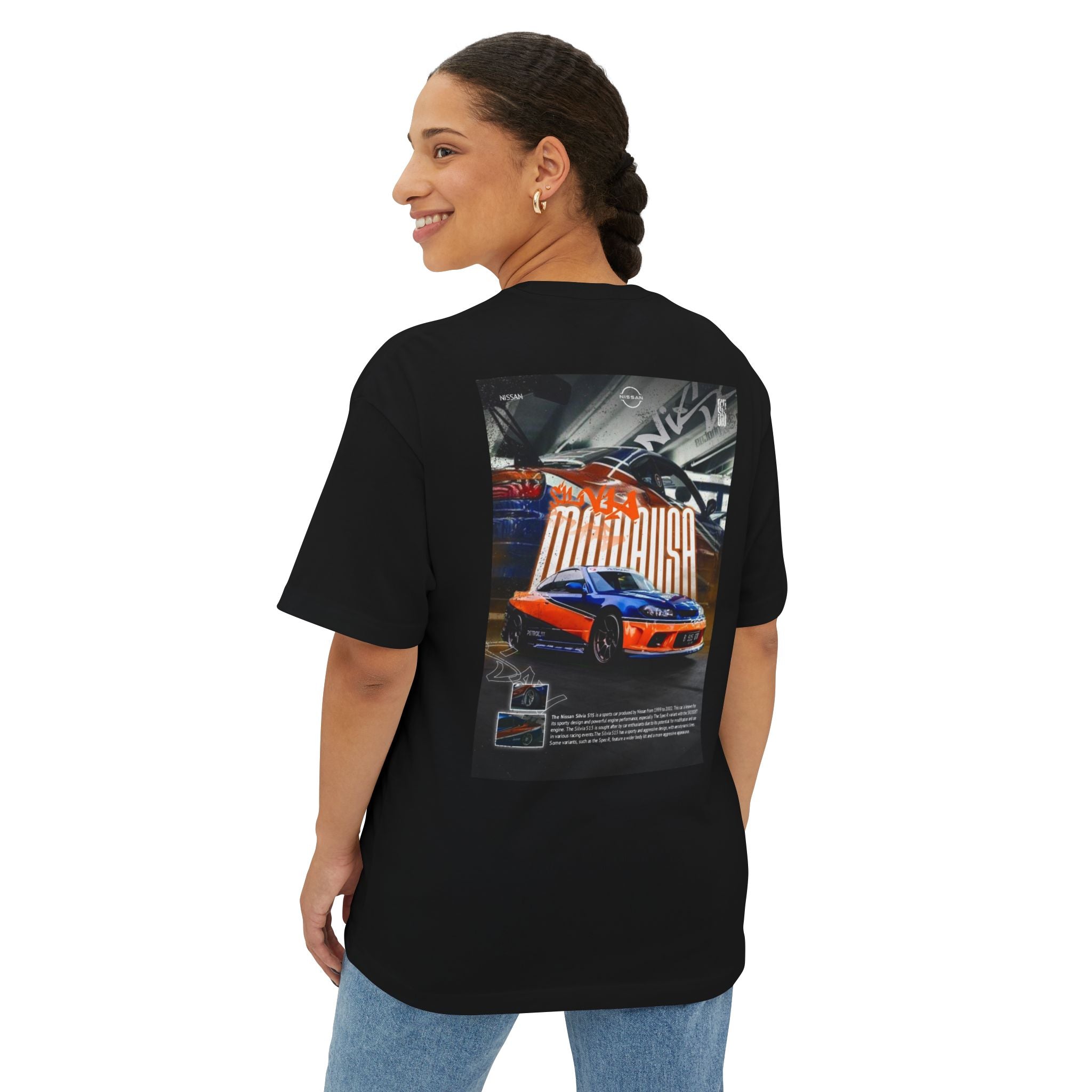 Vintage Muscle Car Graphic Tee — 'MUSHAUSA' Back Print